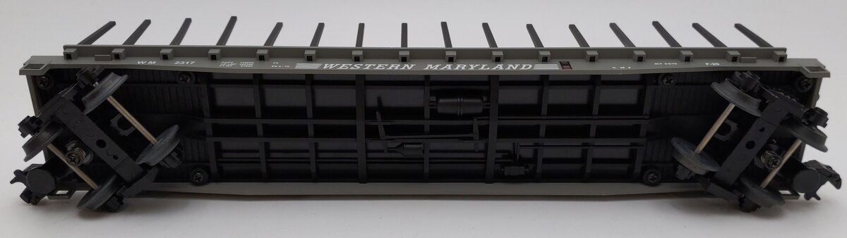 MTH 20-98102 O Western Maryland Flatcar with Log Load #2317 EX/Box