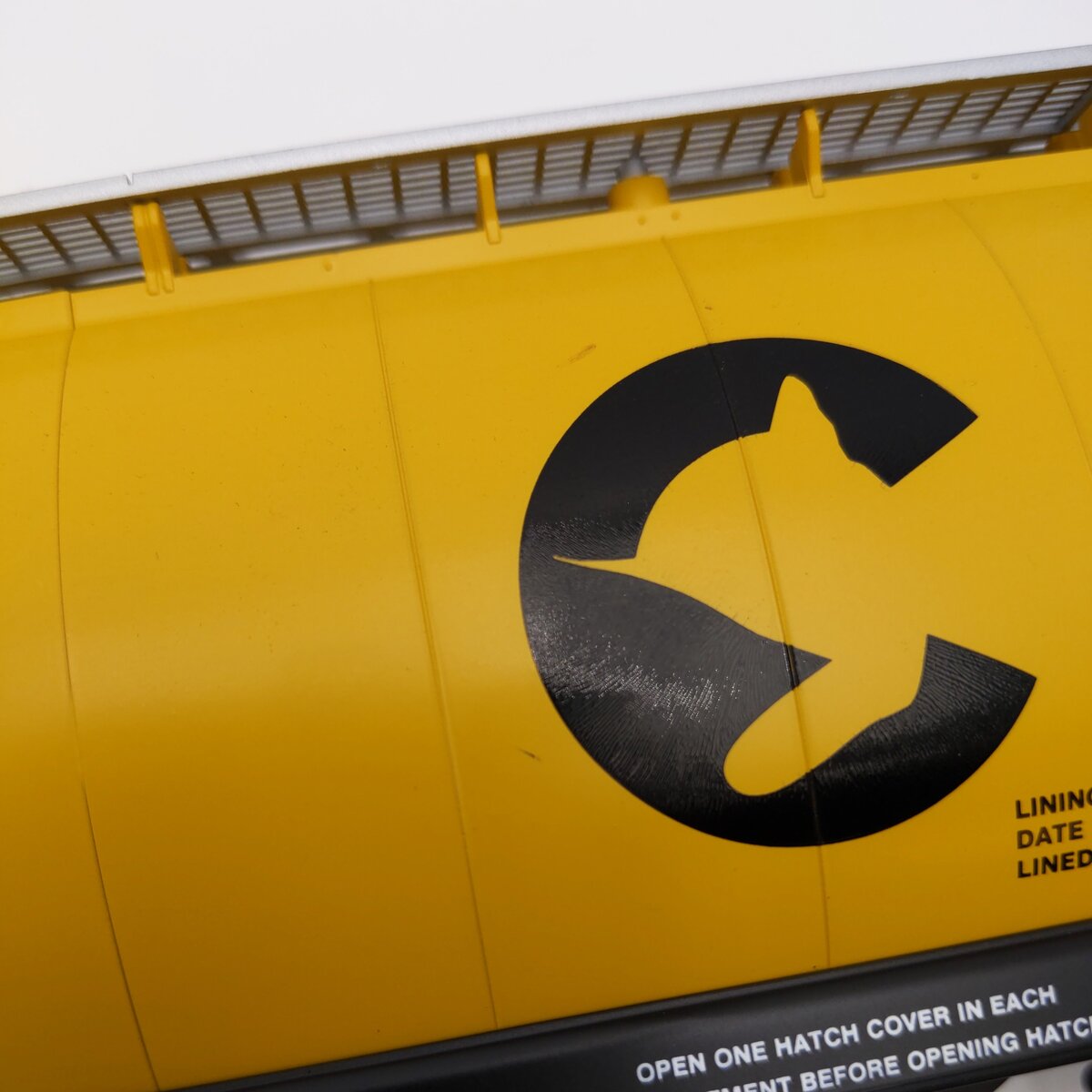 MTH 20-97405 O Gauge Chessie 3-Bay Cylindrical Hopper #101476 EX/Box