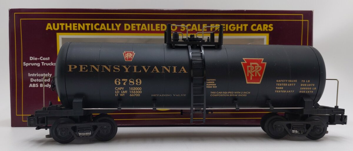 MTH 20-9204 O Pennsylvania Unibody Tank Car #6789 EX/Box