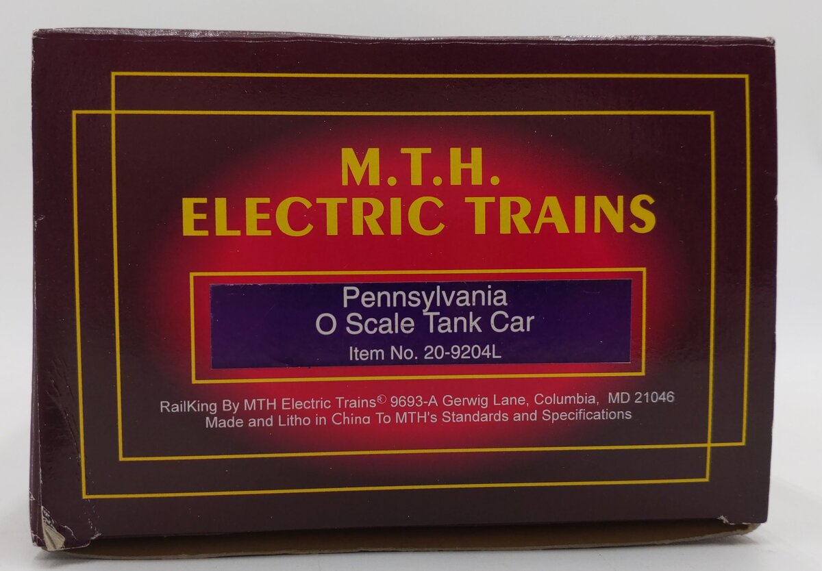 MTH 20-9204 O Pennsylvania Unibody Tank Car #6789 EX/Box