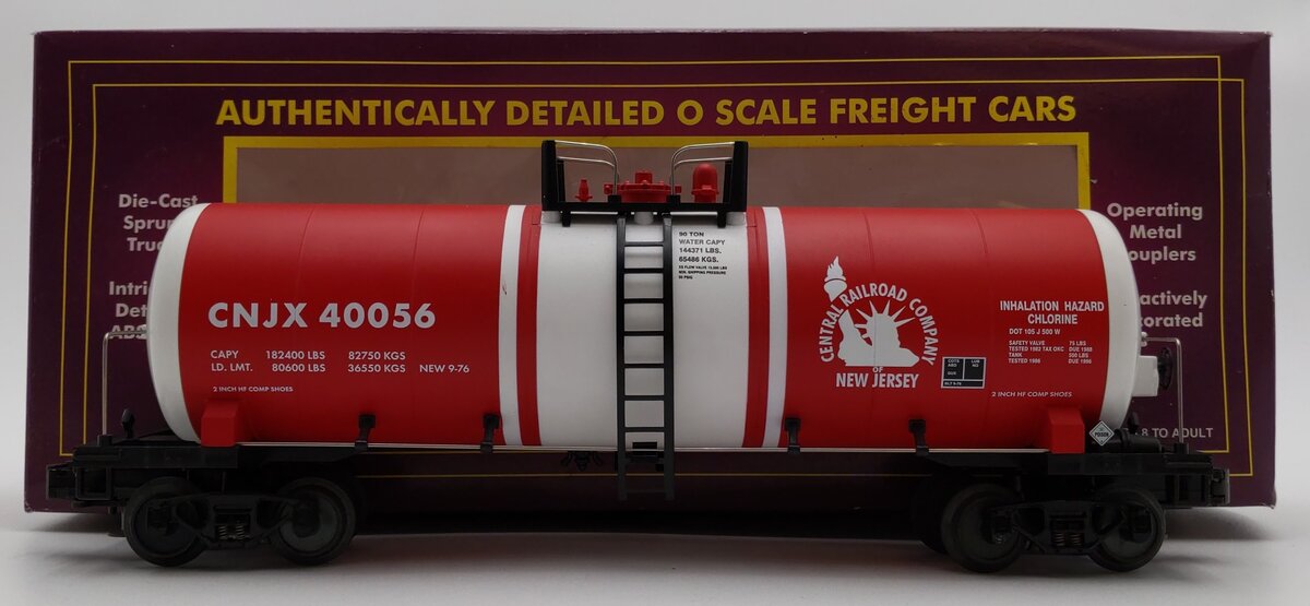 MTH 20-96026 O Gauge Jersey Central Unibody Tank Car #40056 EX/Box