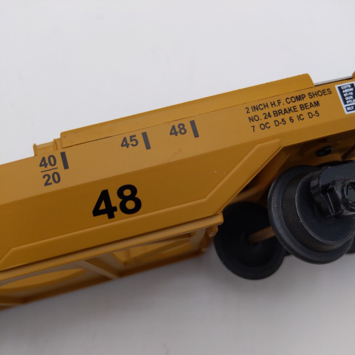 MTH 20-95007 O Gauge Union Pacific Husky Stack Car w/ Containers #2520028 EX/Box
