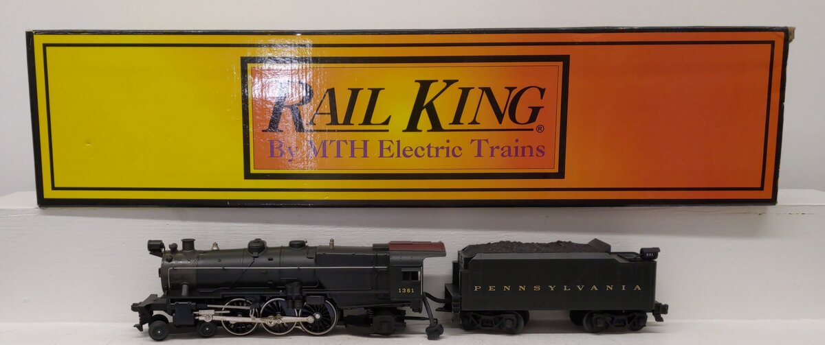 MTH 30-1115-1 O Gauge Pennsylvania 4-6-2 K4 Steam Locomotive & Tender w/PS1 EX/Box