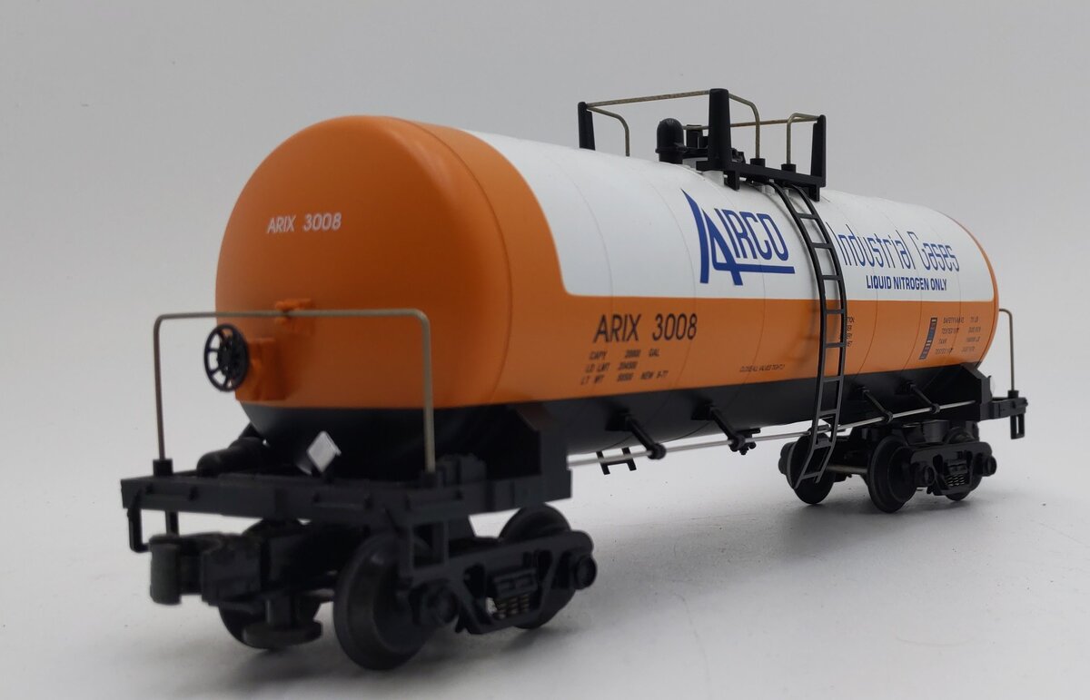 MTH 20-92011 O Gauge Airco Single Dome Tank Car #3008 EX/Box