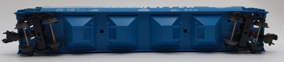 MTH 20-97473 O Gauge Pellet Blue 100 Ton Hopper Car #2002 EX/Box