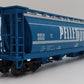MTH 20-97473 O Gauge Pellet Blue 100 Ton Hopper Car #2002 EX/Box