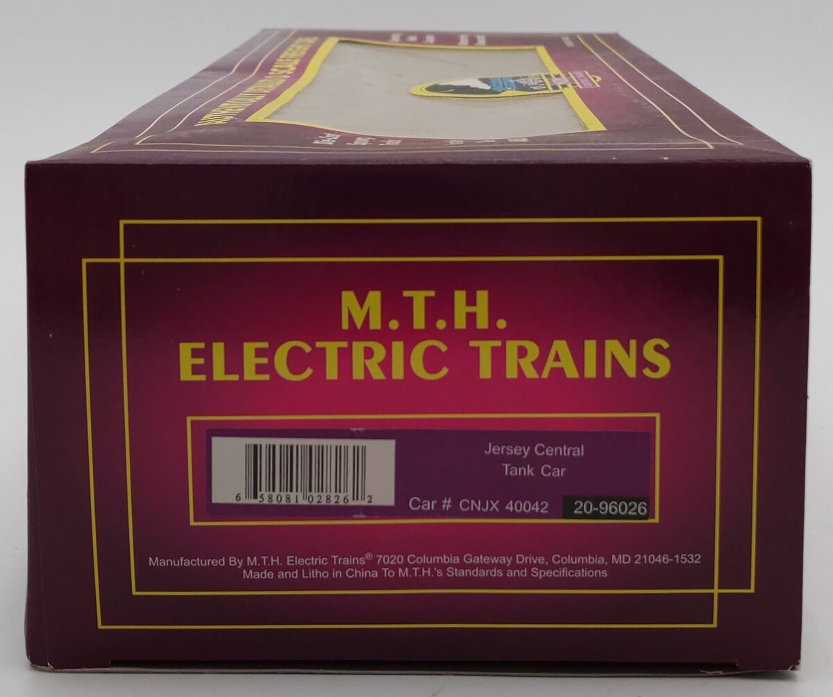 MTH 20-96026 O Gauge Jersey Central Unibody Tank Car #40042 EX/Box