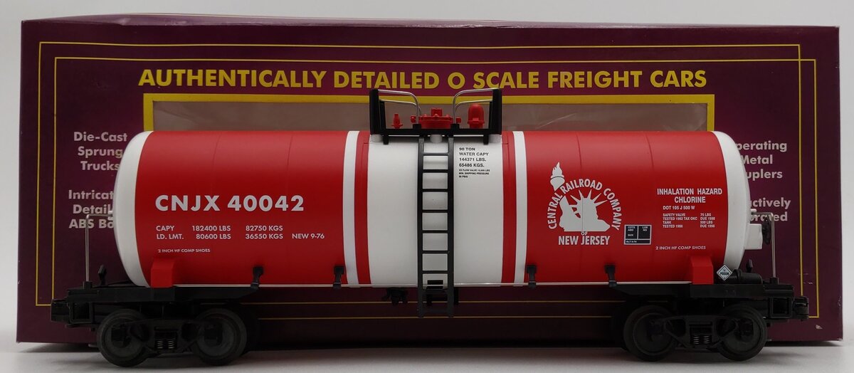 MTH 20-96026 O Gauge Jersey Central Unibody Tank Car #40042 EX/Box