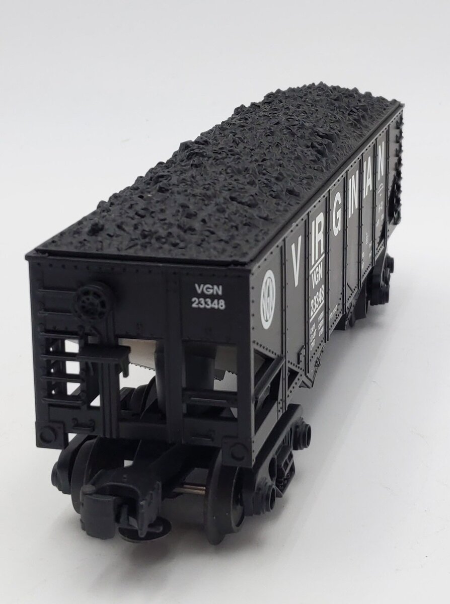 Industrial Rail IDM4001 O Gauge Virginian Hopper w/Load #23348 LN/Box
