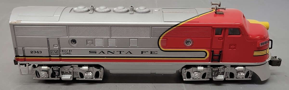 Lionel 6-18134 O Gauge Santa Fe F3A Dummy Diesel Locomotive #2343 VG/Box