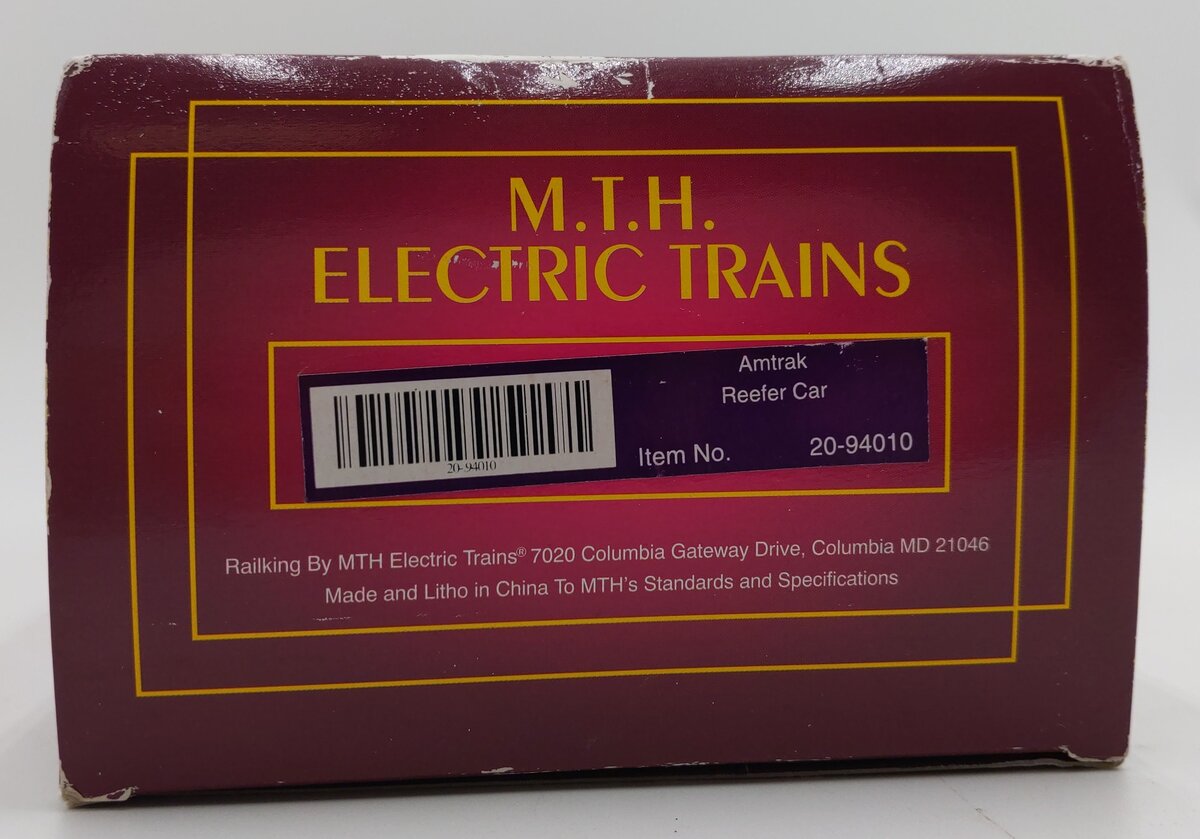 MTH 20-94010 O Gauge Amtrak Reefer Boxcar #1710 LN/Box