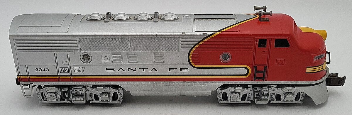 Lionel 6-18128 O Gauge Santa Fe F-3 A Powered Diesel Locomotive #2343 EX/Box