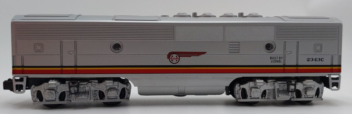 Lionel 6-18136 O Gauge Santa Fe F-3 B Unit Non-Powered Diesel Locomotive #2343C LN/Box