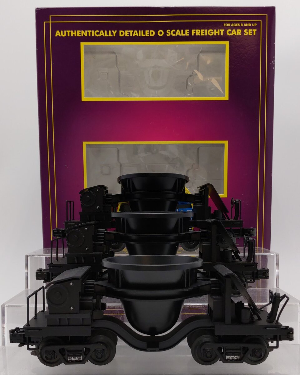 MTH 20-90011 O Gauge Undecorated Premier Slag Car Set EX/Box