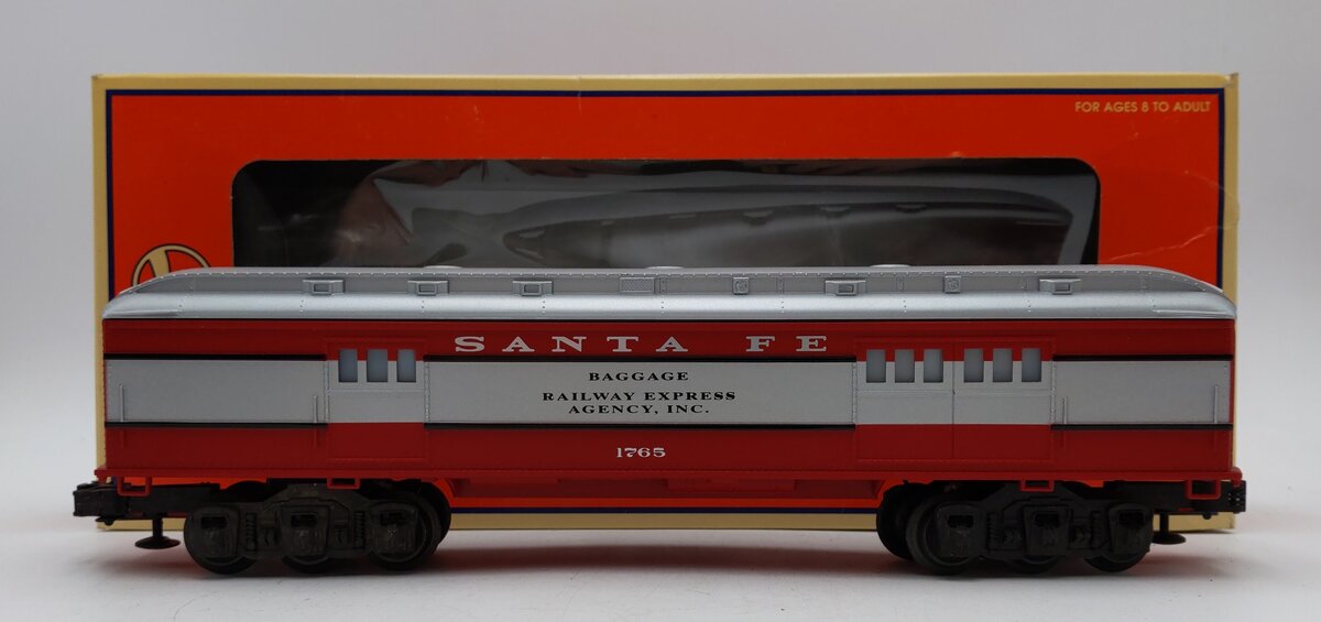 Lionel 6-29082 O Gauge AT&SF Baby Madison Baggage Car #1765 LN/Box