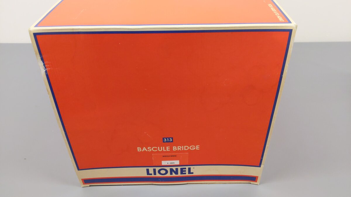 Lionel 6-22972 O Gauge Bascule Bridge #313 EX/Box