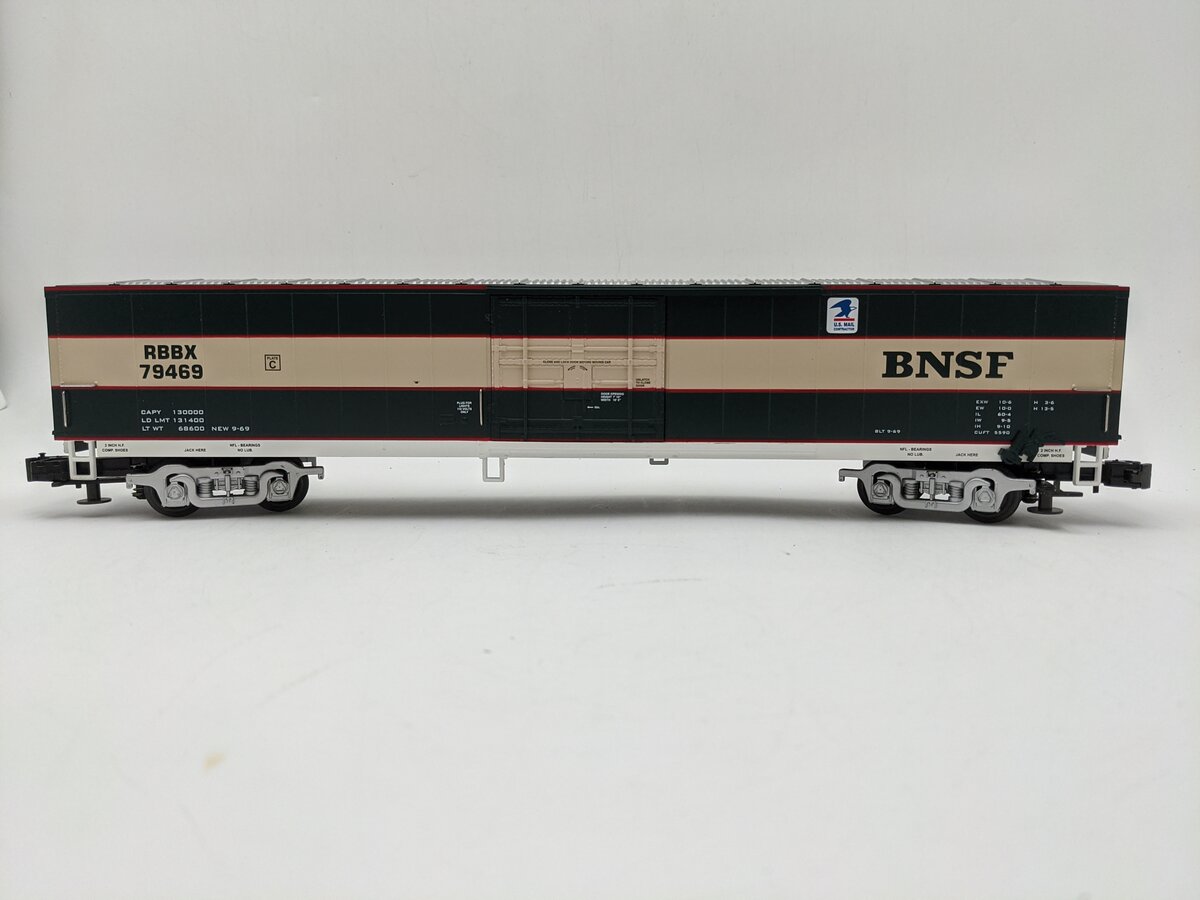MTH 20-93055 O Gauge BNSF 61' Mail Boxcar #79469 EX