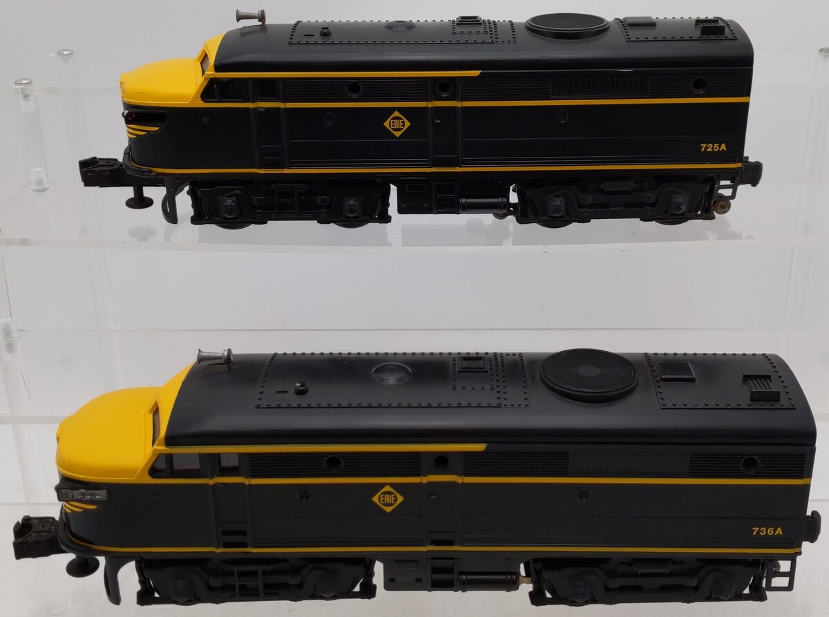 Lionel 6-11734 O Erie ALCO AA Diesel Locomotive Set EX