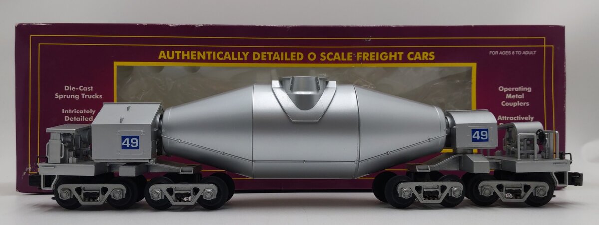 MTH 20-98202 O Gauge Silver Hot Metal Car #49 EX/Box