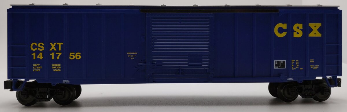 Lionel 6-17253 O Gauge CSX 50' Modern Boxcar #141756 EX/Box