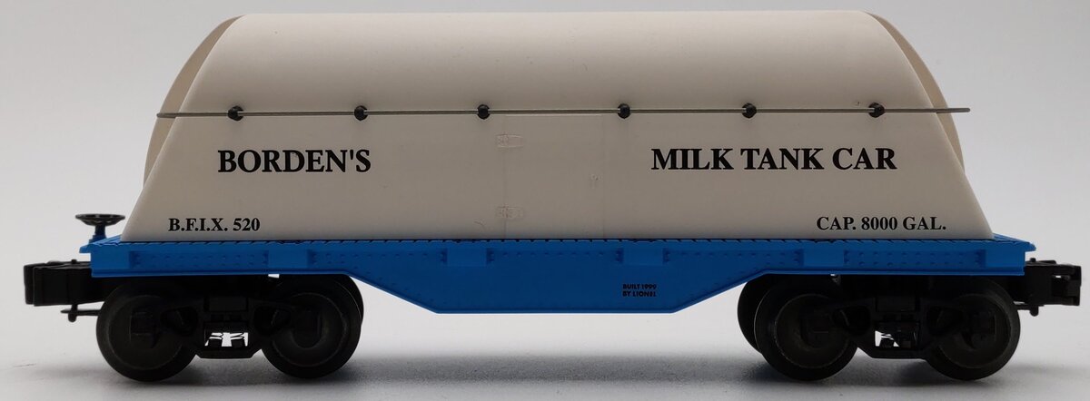 Lionel 6-19445 O Gauge Borden Milk Tank Car #520 VG/Box