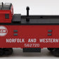 MTH 20-91027 O Gauge Norfolk & Western Steel Caboose #562720 LN/Box