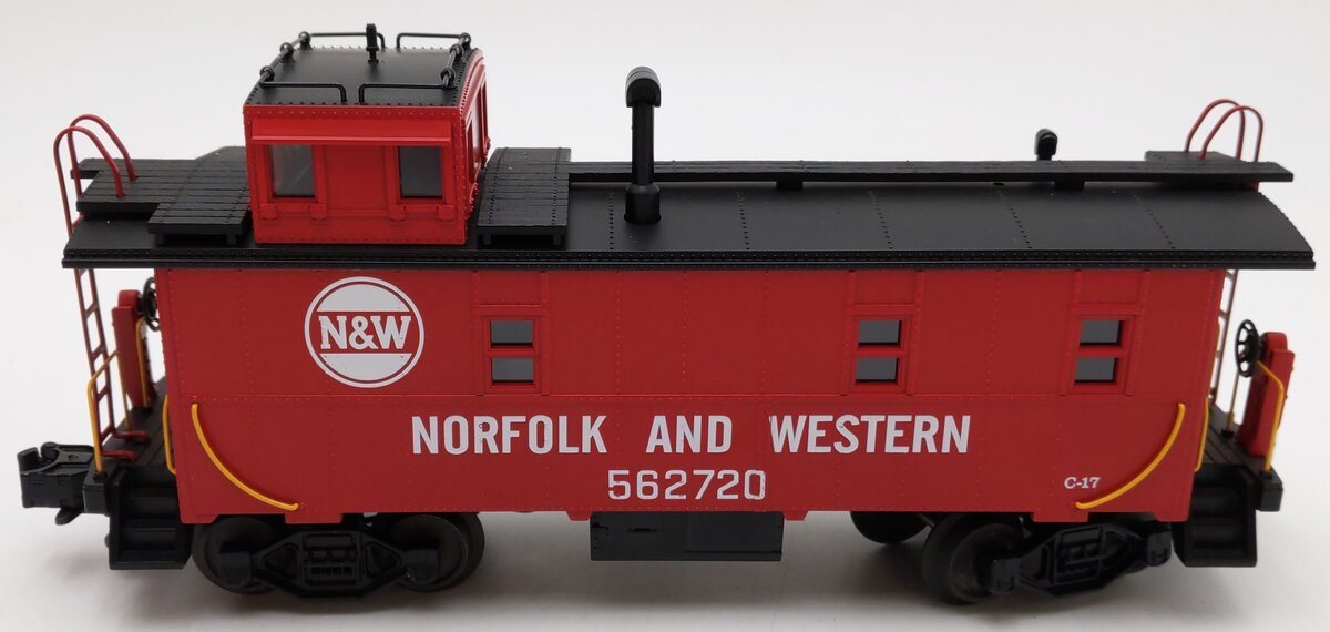 MTH 20-91027 O Gauge Norfolk & Western Steel Caboose #562720 LN/Box