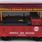 MTH 20-91027 O Gauge Norfolk & Western Steel Caboose #562720 LN/Box