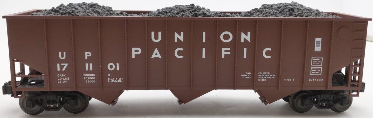 Lionel 6-17110 O Gauge Union Pacific 3-Bay Hopper #17110 with Coal Load EX/Box