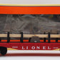 Lionel 6-19484 O Gauge Lionel Flatcar with Lumber Load #6264 LN/Box