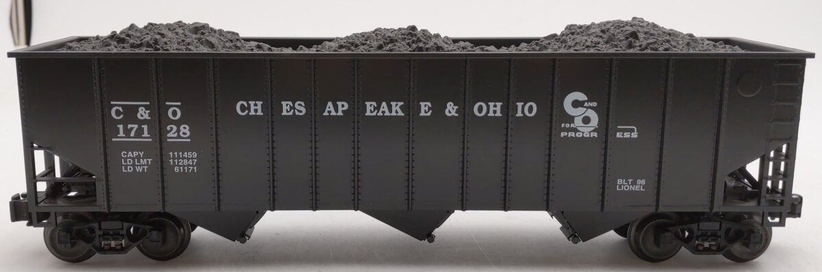 Lionel 6-17128 O Gauge Chesapeake & Ohio 3-Bay Hopper EX/Box
