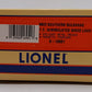 Lionel 6-16951 O Gauge 9823 Southern Bulkhead Flat Car w/ Simulated Wood Load LN/Box