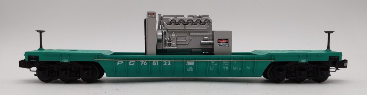 Lionel 6-36094 O Gauge Pennsylvania Central Well Car w/ Condensor Load LN/Box