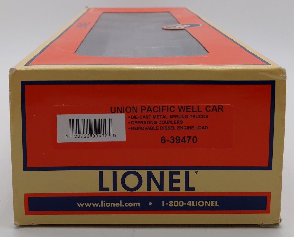 Lionel 6-39470 O Gauge Union Pacific Well Car #147128 LN/Box
