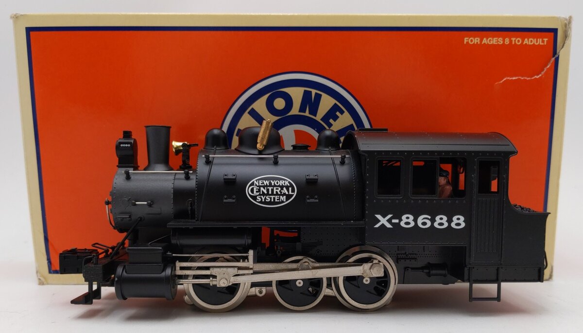 Lionel 6-28650 O Gauge New York Central 0-6-0 Dockside Steam Switcher #X-8688 EX/Box