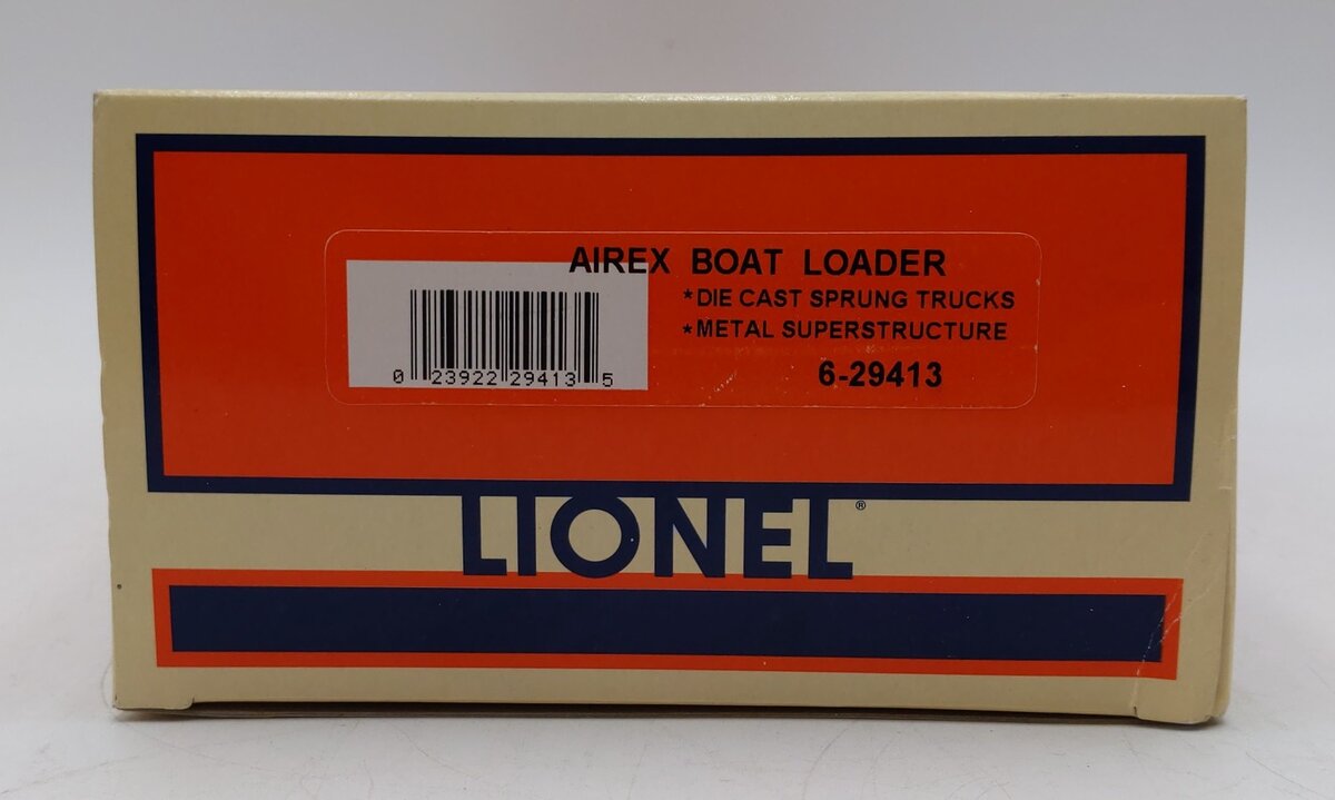 Lionel 6-29413 O Gauge Airex Boat Loader Car LN/Box