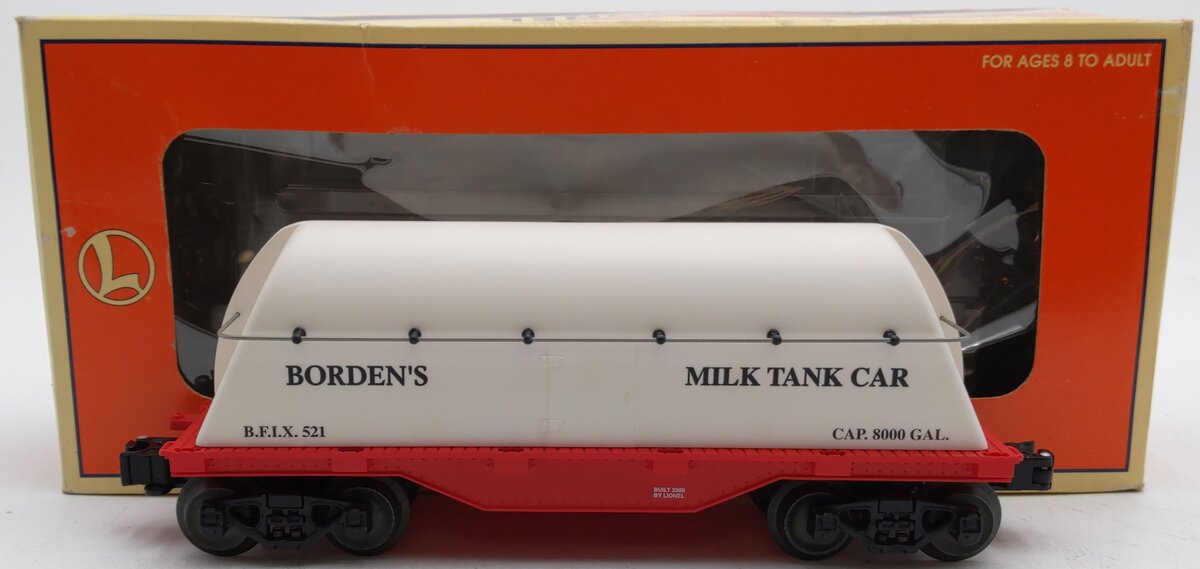 Lionel 6-19479 O Gauge Borden's Milk Tank Transport Car EX/Box