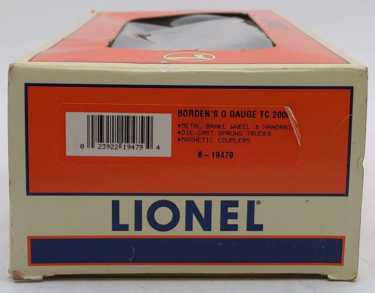 Lionel 6-19479 O Gauge Borden's Milk Tank Transport Car EX/Box