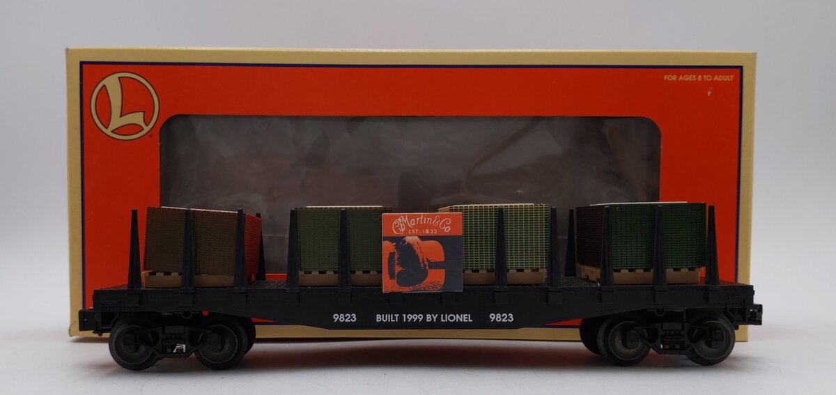Lionel 6-26232 O Gauge Martin Guitar Lumber Flatcar LN/Box