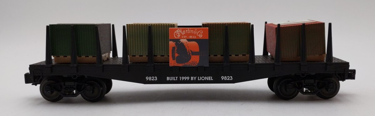 Lionel 6-26232 O Gauge Martin Guitar Lumber Flatcar LN/Box