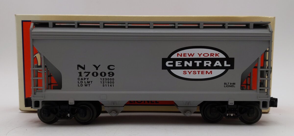 Lionel 6-17009 O Gauge New York Central 2-Bay Hopper Car #17009 LN/Box