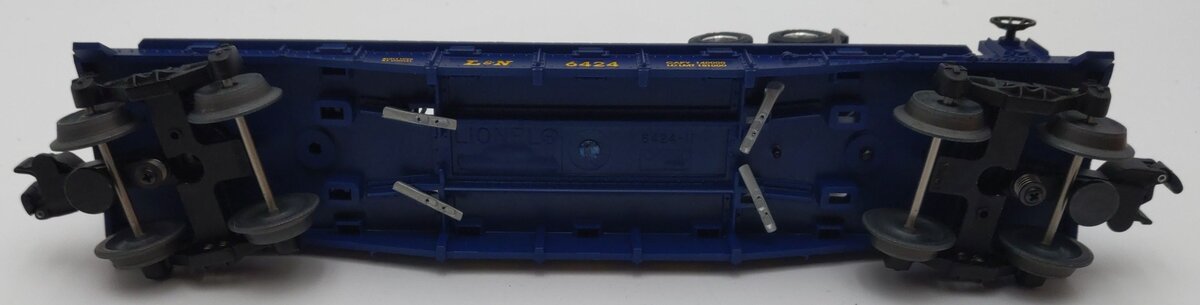 Lionel 6-19474 O Louisville & Nashville Flatcar W/Trailer Frames #6424 EX/Box