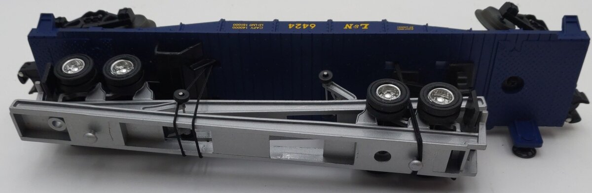 Lionel 6-19474 O Louisville & Nashville Flatcar W/Trailer Frames #6424 EX/Box