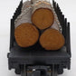 Lionel 6-17510 O Gauge Northern Pacific Flatcar with Logs #61200 EX/Box