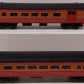 MTH 30-6063 O Southern Pacific O-27 Streamlined Combo/Diner Set (Set of 2) EX/Box