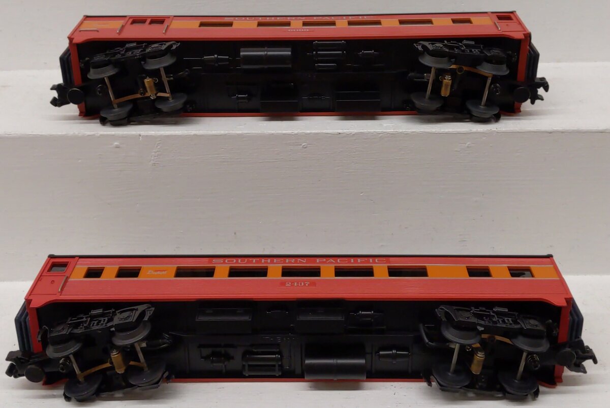 MTH 30-6063 O Southern Pacific O-27 Streamlined Combo/Diner Set (Set of 2) EX/Box