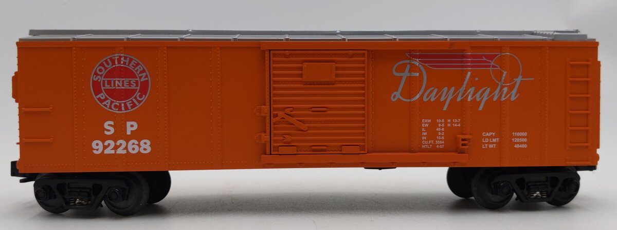 MTH 30-7441 O Gauge Southern Pacific Daylight Boxcar #92268 EX/Box
