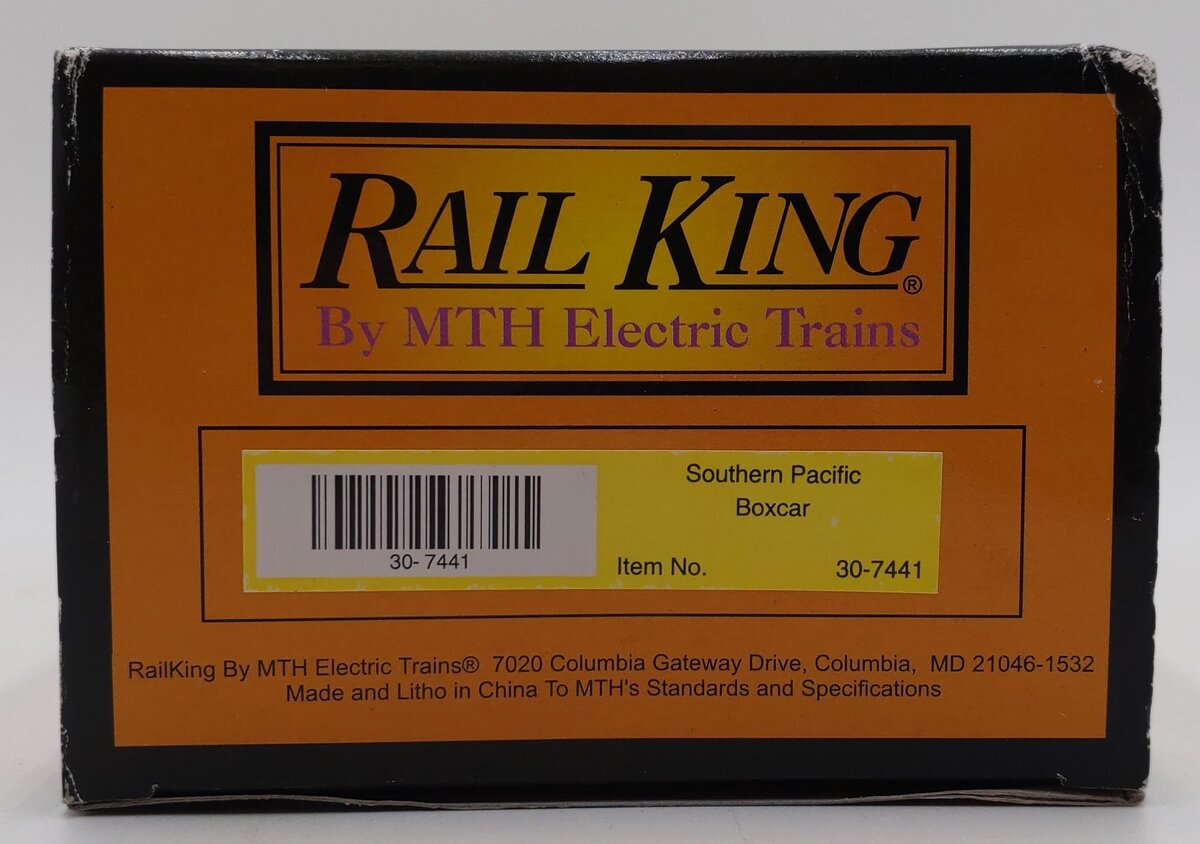 MTH 30-7441 O Gauge Southern Pacific Daylight Boxcar #92268 EX/Box