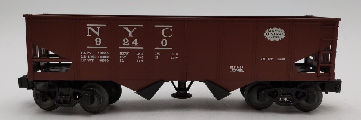 Lionel 6-9240 O Gauge New York Central Operating Hopper #9240 LN/Box