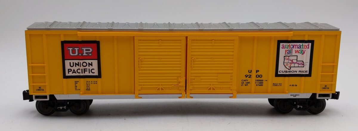 Lionel 6-17227 O Gauge Union Pacific Double Door Standard Boxcar #9200 LN/Box